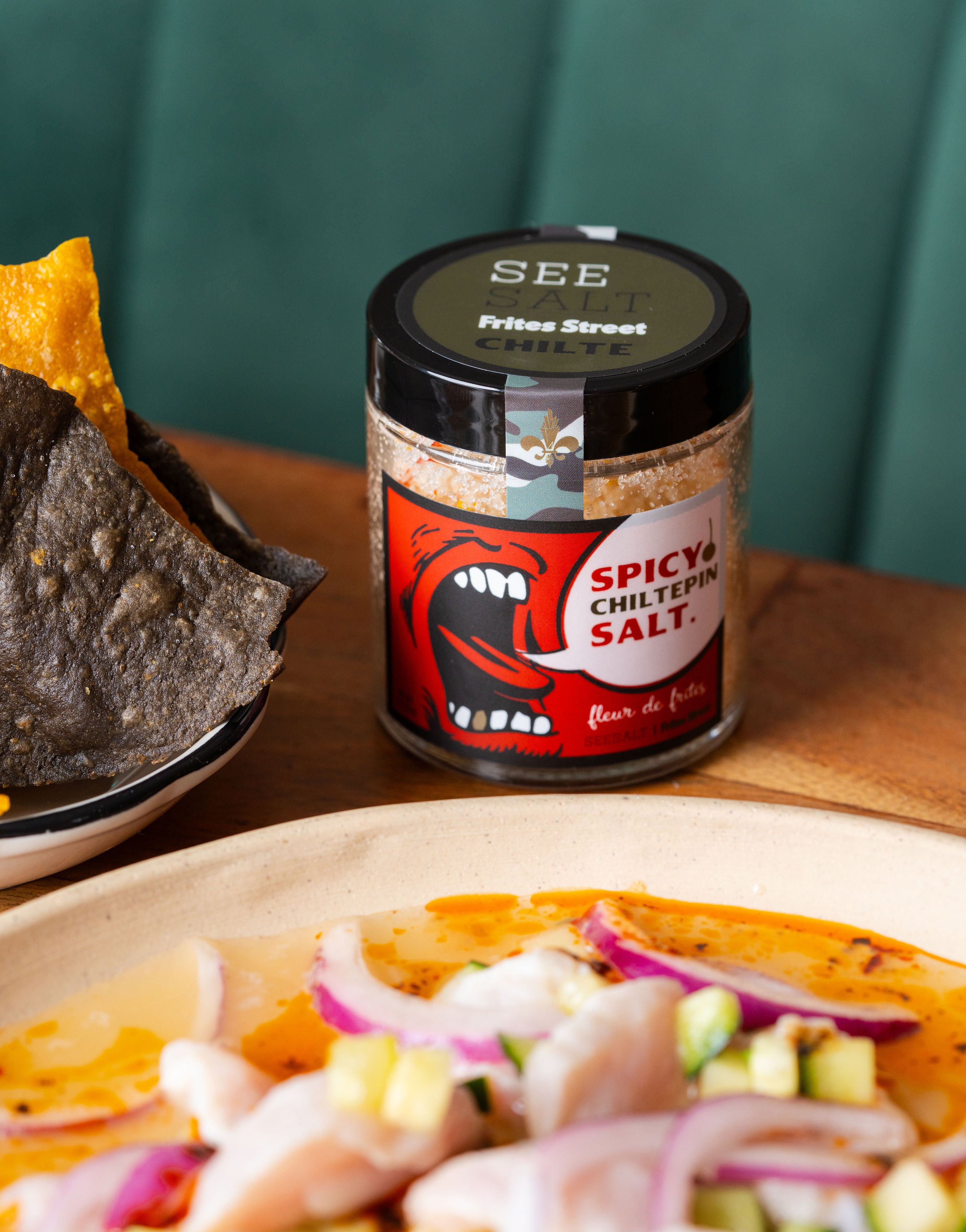 Fleur de Sel + Wild Chiltepin Peppers