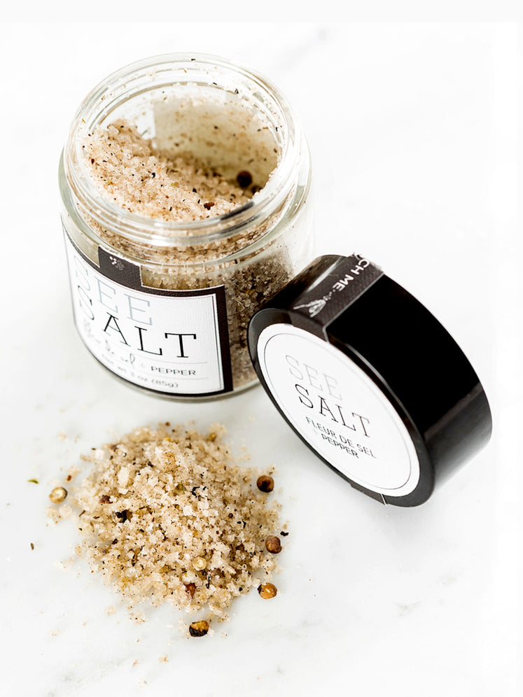 SEE SALT TASTE - Finishing Salt Using The Finest Fleur De Sel
