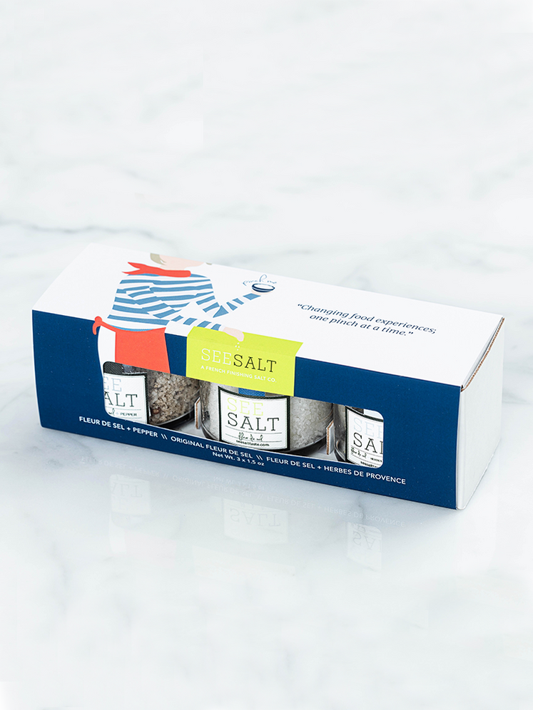 SEE SALT TASTE - Finishing Salt Using The Finest Fleur De Sel